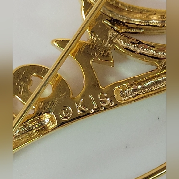 💎 Like New! K.I.S. Mom Brooch - Picture 4 of 6